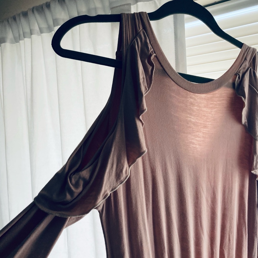 Cold Shoulder Blush Jumpsuit